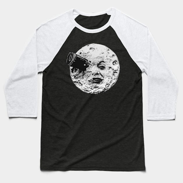 A Trip To The Moon 1902 Baseball T-Shirt by Liar Manifesto